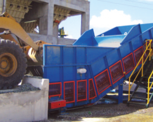 Feeder tal-wiċċ tal-materjal mobbli